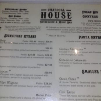 Charcoal House - Part Of The Menu. - American Near Me - La Mesa, California