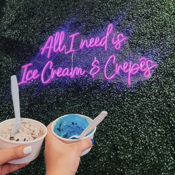 Ice Cream & Crêpes Eatery - Cookies and Cream, Cookie Monster Ice Cream - Coffee & Tea Near Me - Gainesville, Florida Ice Cream & Crêpes Eatery - Cookies and Cream, Cookie Monster Ice Cream - Coffee & Tea Near Me - Gainesville, Florida