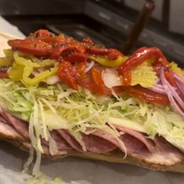 An Italian stallion sandwich An Italian stallion sandwich