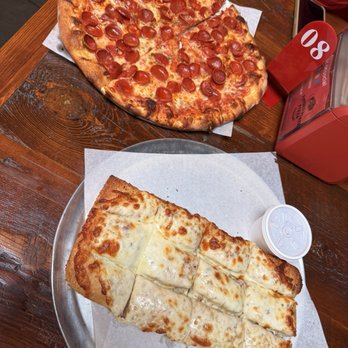 Buffalo State Pizza - Pep pizza and cheese bread - Pizza Near Me - Kansas City, Missouri