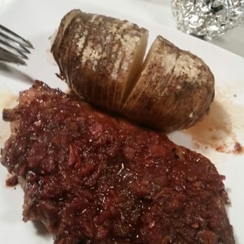 The Knotted Apron - Rib Eye Steak with Tomato Bacon Jam & Acording Parmesan Baked Potato! That jam tho??? BOMB!!! - Caterers Near Me The Knotted Apron - Rib Eye Steak with Tomato Bacon Jam & Acording Parmesan Baked Potato! That jam tho??? BOMB!!! - Caterers Near Me