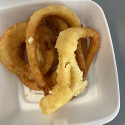Eric's Ice Cream Factory - Raw onion rings