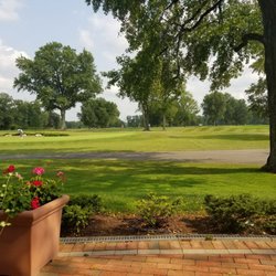 Columbus Country Club - Patio view - late summer