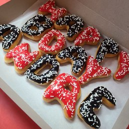 HBD donuts (should have said no to sprinkles) HBD donuts (should have said no to sprinkles)