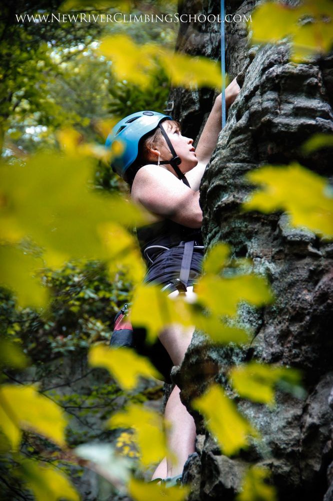 New River Climbing School Logo