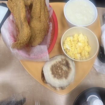 Gritz Cafe - Fried fish with 2 sides - Soul Food Near Me - Las Vegas, Nevada