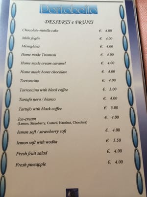 Menu photo 1 Portobello Milan, MI Menu photo 1 Portobello Milan, MI