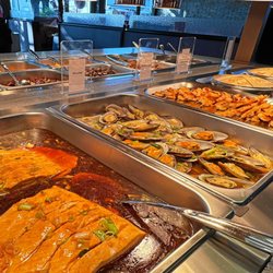 Chinarestaurant Ginza - Lachs, Garnelen und Jakobsmuscheln