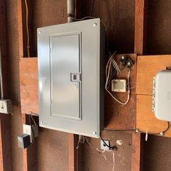 Electrical Construction - Main disconnect installed.