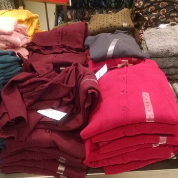LOFT Outlet - Colorful cardigans, some with patterns and texture. - Outlet Stores Near Me - Dawsonville, Georgia