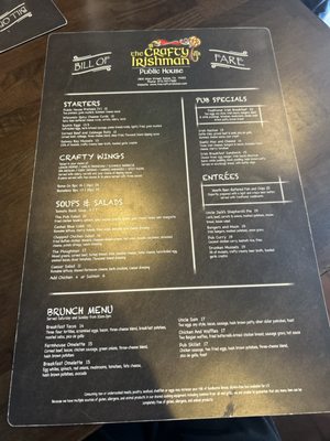 Menu photo 3 The Crafty Irishman Dallas, TX