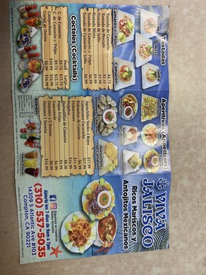 Menu photo 2 Viva Jalisco Compton, CA