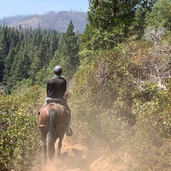Yosemite Trails Horseback Adventures - My husband on the trails - Horseback Riding Near Me - Fish Camp, California Yosemite Trails Horseback Adventures - My husband on the trails - Horseback Riding Near Me - Fish Camp, California