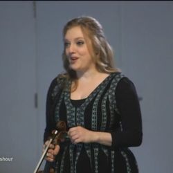 Tristinstyling - Tristinstyling client, internationally acclaimed violinist, Rachel Barton Pine on PBS NEWSHOUR on 4.15.16