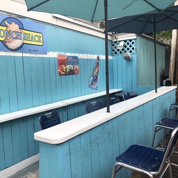 The Conch Shack - Seating area - Seafood Near Me - Key West, Florida