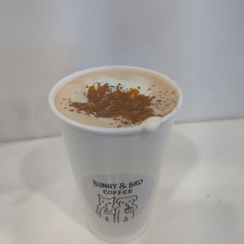 Bunny & Bro Coffee - Golden Einspanner (aka Pumpkin Spice) - Desserts Near Me - New York, New York