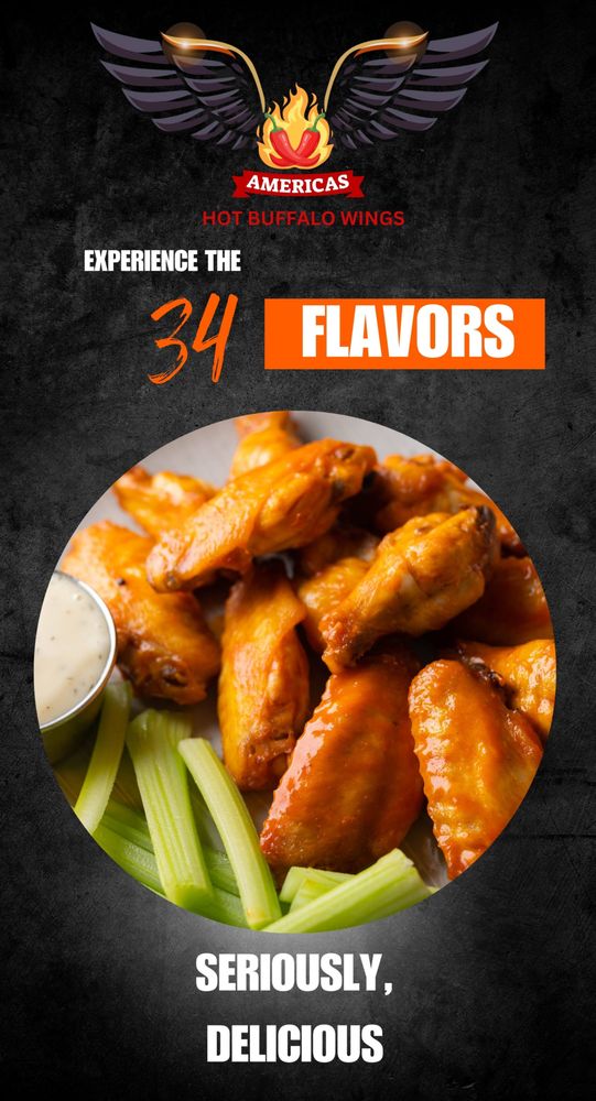 AMERICAS HOT BUFFALO WINGS Updated October 2024 3575 Bridge Rd