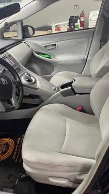 Photo of Phoenix Auto Detailing - Aurora, CO, US. I cried when I saw the center console clean. Definitely was cringe.  Front area of Toyota Prius. Clean, clean, clean!