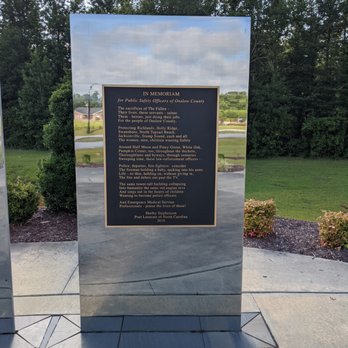 Onslow County Public Safety Memorial - Onslow County Public Safety Memorial, Jacksonville - Landmarks & Historical Buildings Near Me - Jacksonville, North Carolina
