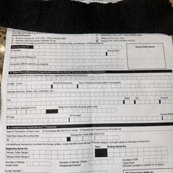 United States Postal Service - At the top you can see where the document asks for a photo ID, US Passport being acceptable!