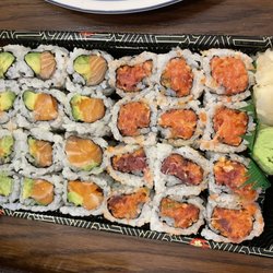 Salmon Avocado Roll  Spicy Spicy Crunchy Tuna Roll  Spicy Crunchy Salmon Roll