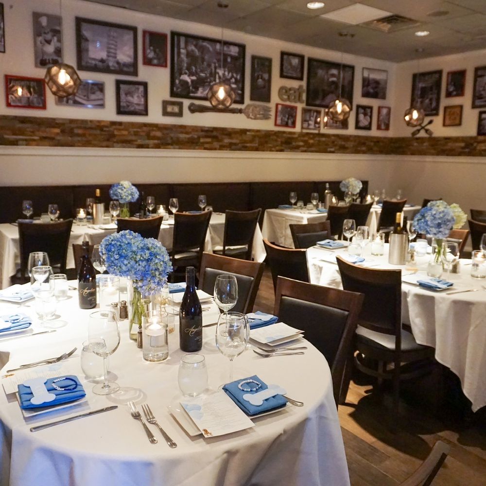 Pesto Italian Bistro - tables set for dinner - Italian Near Me - Park Ridge, New Jersey Pesto Italian Bistro - tables set for dinner - Italian Near Me - Park Ridge, New Jersey