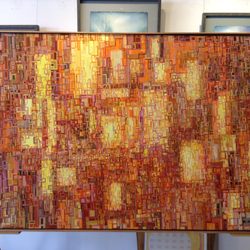 Village Frame & Gallery - Heirloom painting mounted and framed