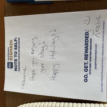 Best Western Plus Rama Inn - Note left by their team. - Hotels Near Me - Redmond, Oregon Best Western Plus Rama Inn - Note left by their team. - Hotels Near Me - Redmond, Oregon