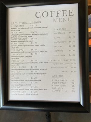 Menu photo 4 Novel Coffee and Teas Richland, WA Menu photo 4 Novel Coffee and Teas Richland, WA