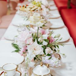 Blush - Long Table Set-Up Rentals Available