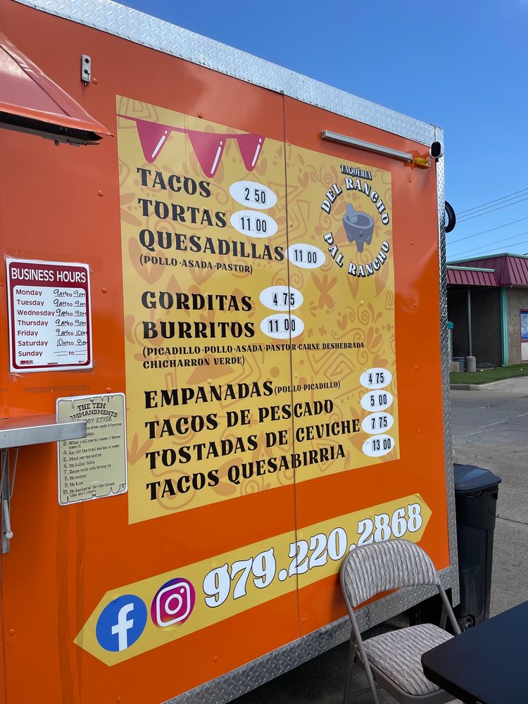 Taqueria Del Rancho Pal Rancho Logo