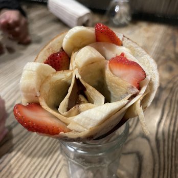 Stephanie's Crepes - Nutella with Strawberry - Creperies Near Me - Coral Gables, Florida Stephanie's Crepes - Nutella with Strawberry - Creperies Near Me - Coral Gables, Florida