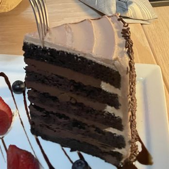 Seminole Reef Grill - Chocolate ganache filled cake - Seafood Near Me - North Palm Beach, Florida Seminole Reef Grill - Chocolate ganache filled cake - Seafood Near Me - North Palm Beach, Florida