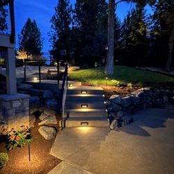 Landsite Development - Landscape lighting Spokane.
