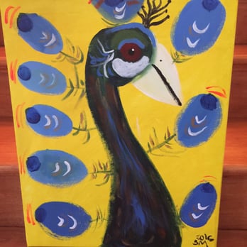 Create Mix And Mingle - Not bad for an 8 year old - Paint & Sip Near Me - San Mateo, California