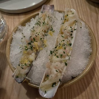 Claud - Razor Clams w/ Apple and Horeradish - Wine Bars Near Me - New York, New York