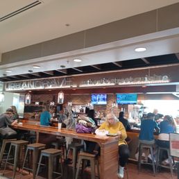 a group of people sitting at a bar a group of people sitting at a bar