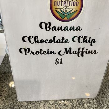 The Nutrition Fix - a bag of chocolate chip protein muffins - Juice Bars & Smoothies Near Me - Holly Springs, North Carolina The Nutrition Fix - a bag of chocolate chip protein muffins - Juice Bars & Smoothies Near Me - Holly Springs, North Carolina