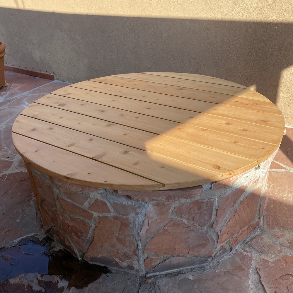 Coffee Table Top Fire Pit Cover