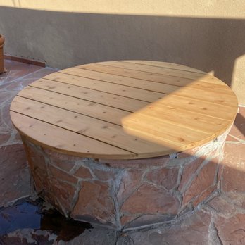 Borboleta Decors - Coffee Table Top Fire Pit Cover - Furniture Stores Near Me - South Pasadena, California