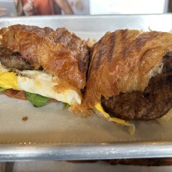 Drip - Grilled Egg Sandwich with turkey sausage - Coffee & Tea Near Me - Atlanta, Georgia