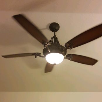 Wheyland Electric - Ceiling fan on vaulted ceiling - Electricians Near Me