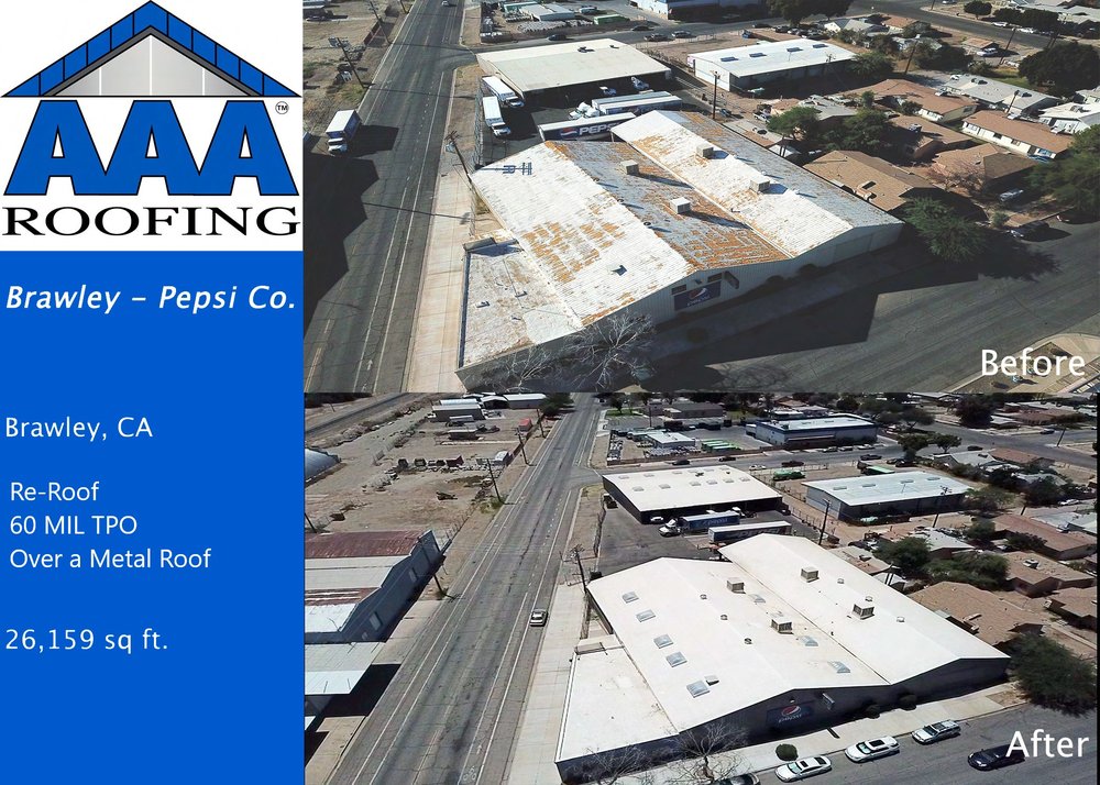 Slide of AAA Roofing by Gene