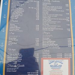 The North Star Family Restaurant - Menu 2 lunch
