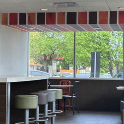 McDonald's - Many various colorful areas within this huge McDonalds.