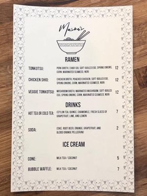 Menu photo 2 Mason's Creamery Cleveland, OH Menu photo 2 Mason's Creamery Cleveland, OH