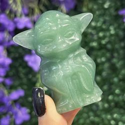 Moonlit Mystic - Green Aventurine Yoda