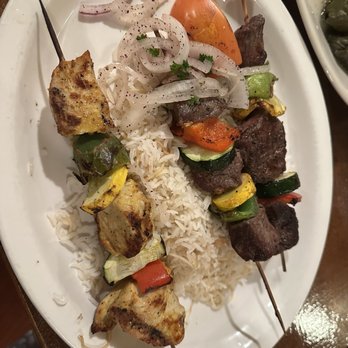 Hedary's Mediterranean Restaurant - Shish Kabob Combination - Mediterranean Near Me - Allen, Texas Hedary's Mediterranean Restaurant - Shish Kabob Combination - Mediterranean Near Me - Allen, Texas