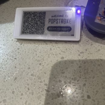 PopStroke - QR code to order drinks and food - Mini Golf Near Me - West Palm Beach, Florida
