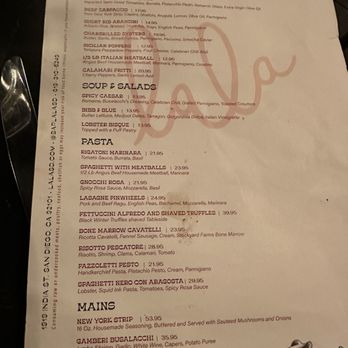 Lala - Food menu - Bars Near Me - San Diego, California Lala - Food menu - Bars Near Me - San Diego, California